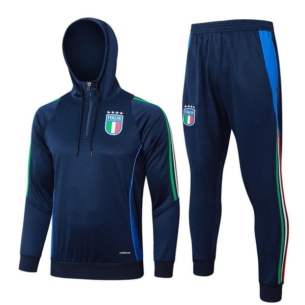2025 Italy Navy Blue Tracksuit