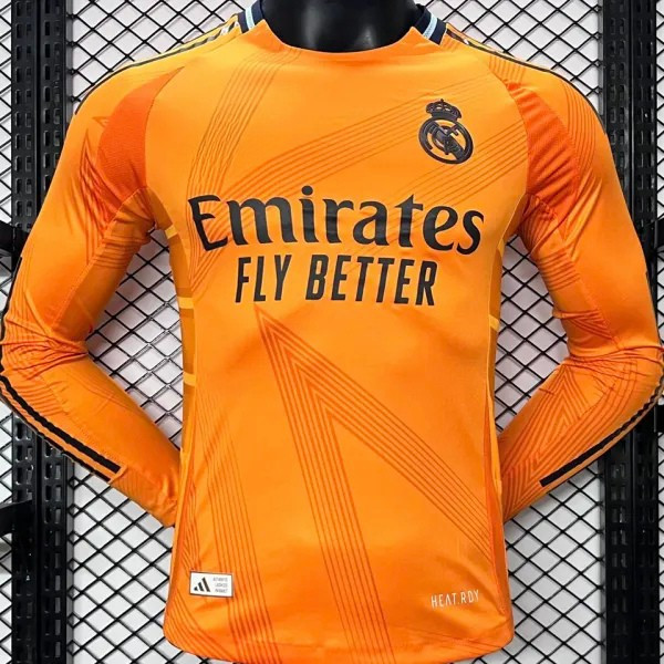 24/25 R.Madrid Long  Sleeve Away Kit Player Version