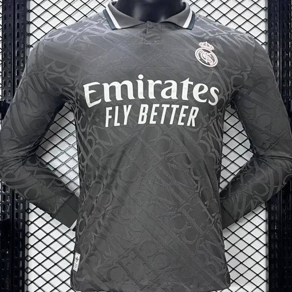 24/25 R.Madrid Long  Sleeve Third Kit Player Version