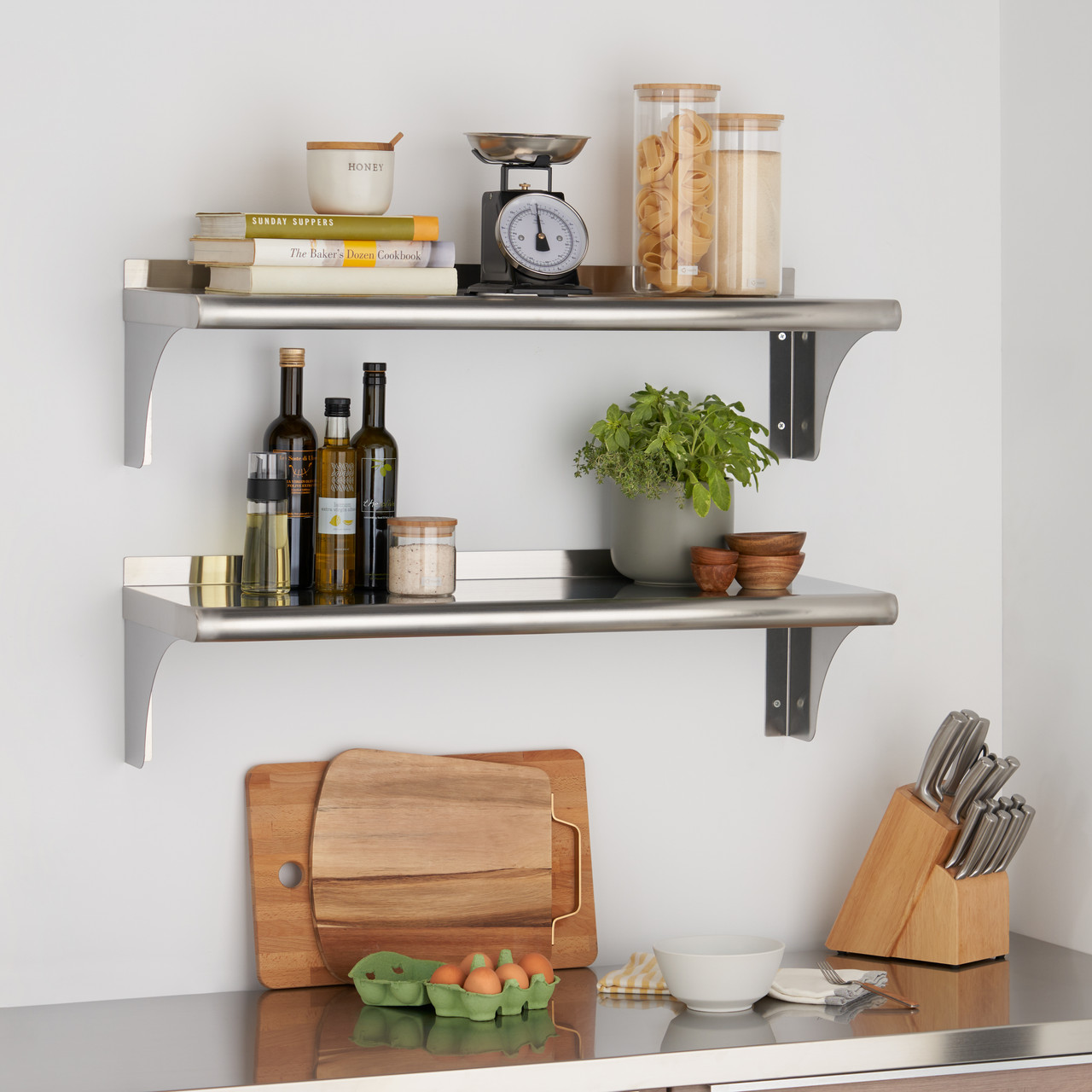 TRINITY EcoStorage®, 36 Stainless Steel Wall Shelf