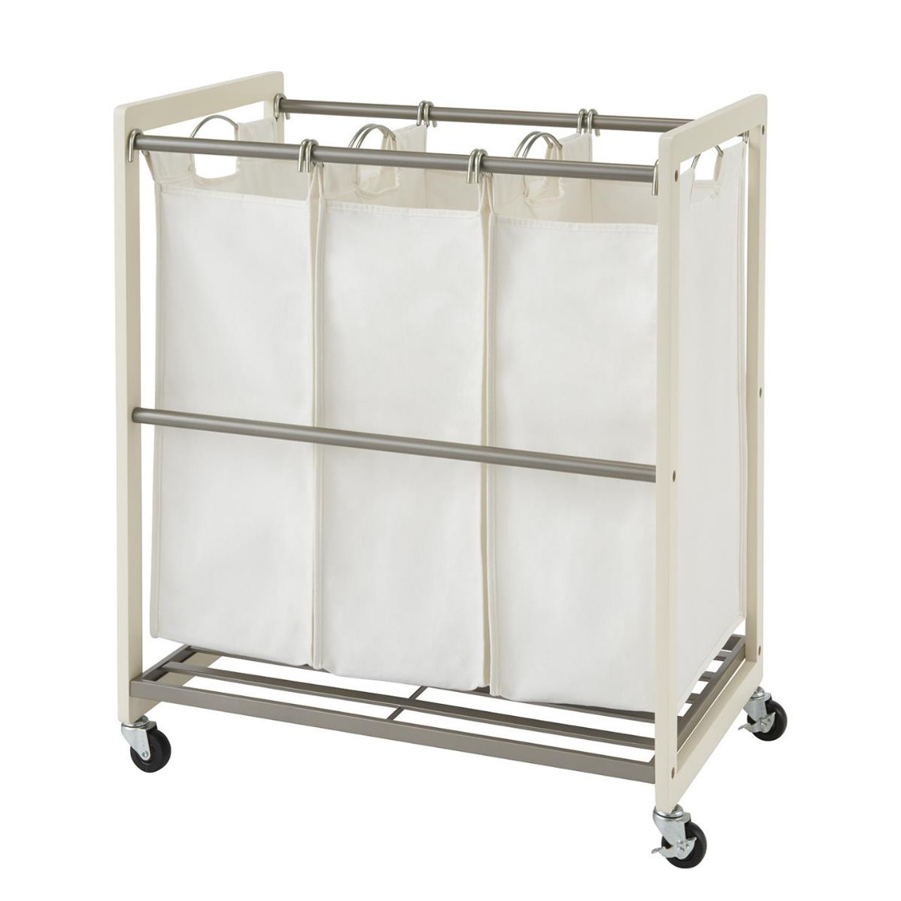 Free Shipping on White Swivel Rotating Shoe Rack with 3 Doors 9