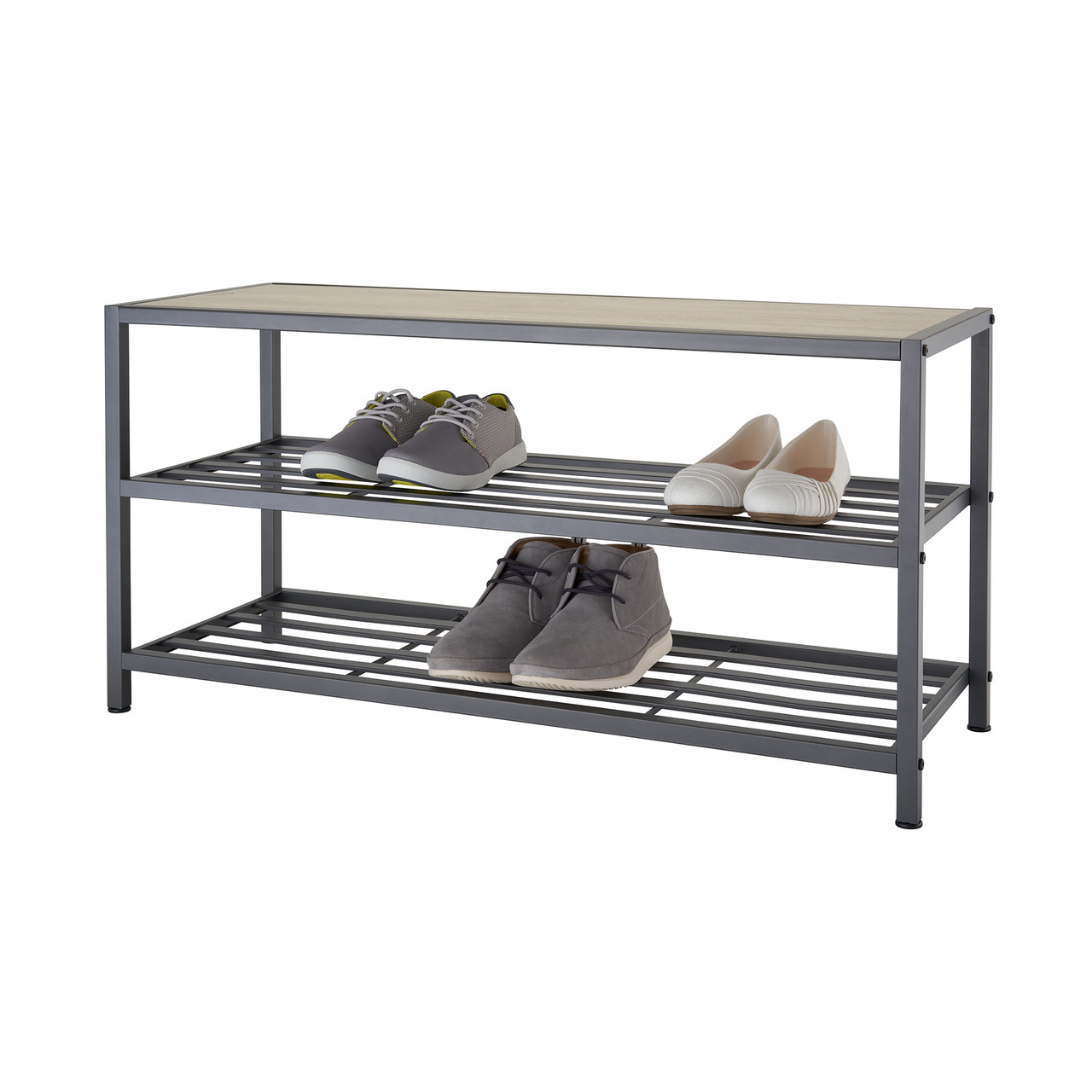 2 shelf shoe sale rack