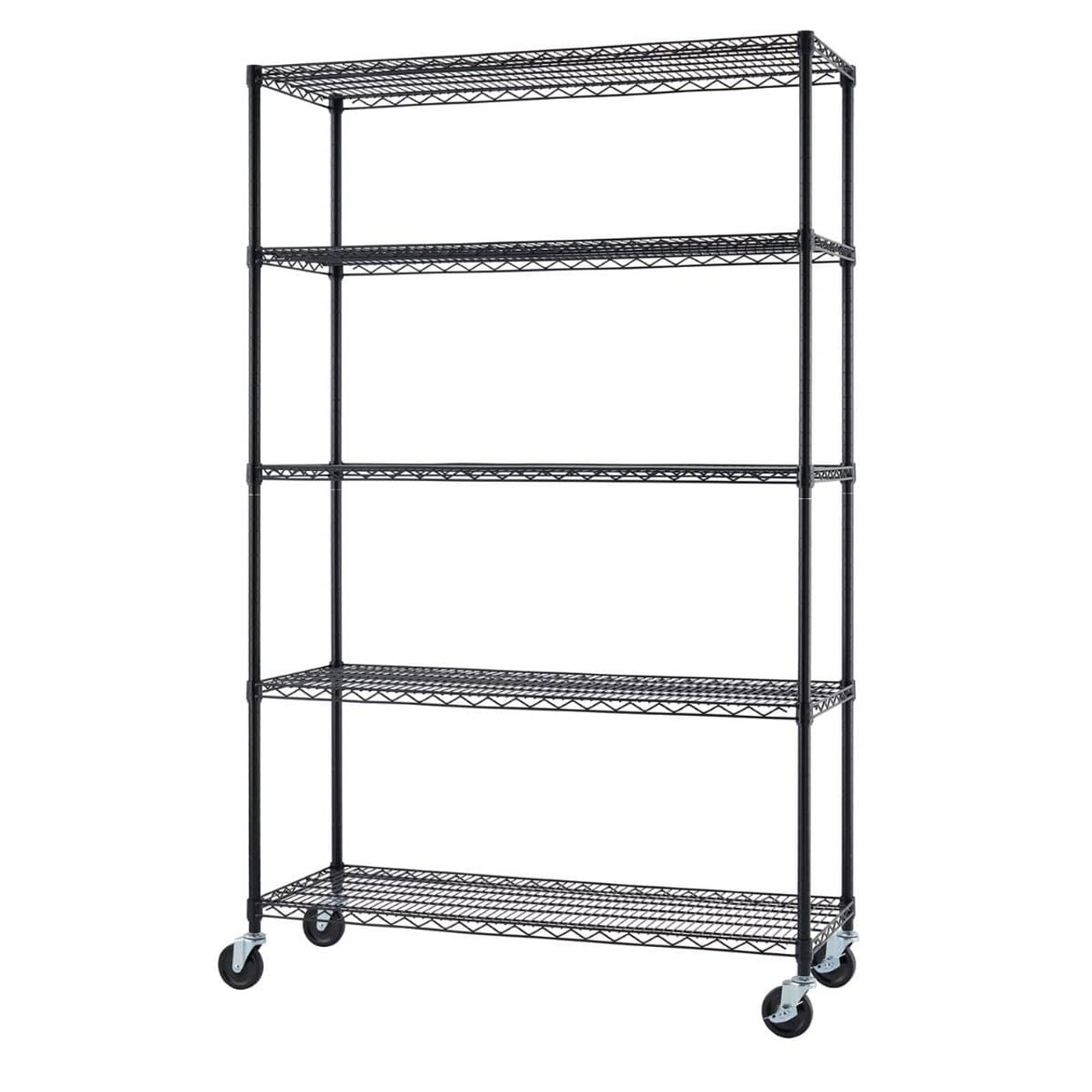 Anouar 17.25'' W Shelving Unit with Wheels