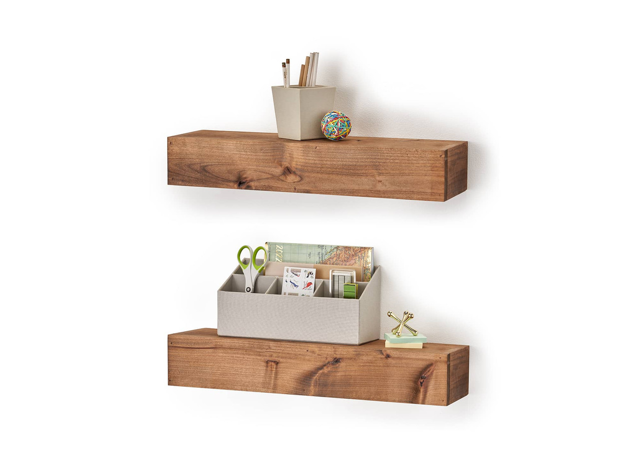 Drakestone Designs Solid Wood Box Wall Shelf - Set of Two One-Size