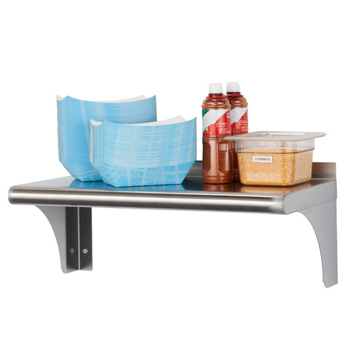 TRINITY EcoStorage® | 24" Stainless Steel Wall Shelf | NSF