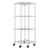 4 tier chrome color corner rack