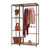 bronze anthracite closet organizer set