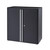 1 of 2 trinity black steel modular cabinet