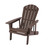 brown adirondack patio chair