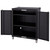 open pro base cabinet with 2 adjustable shelves equidistant with each other