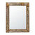 barnwood style vanity mirror with natural wood frame