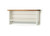 white wooden bathroom shelf with a towel rack