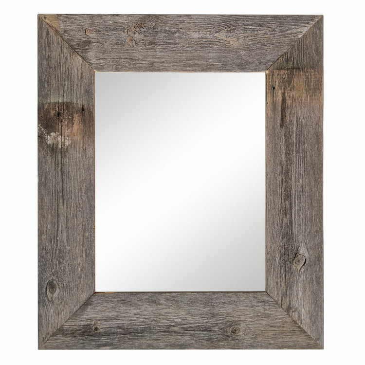 barnwood wall mirror