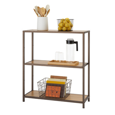 TRINITY 5-Tier 36x14x72 Slat Shelving, Dark Bronze