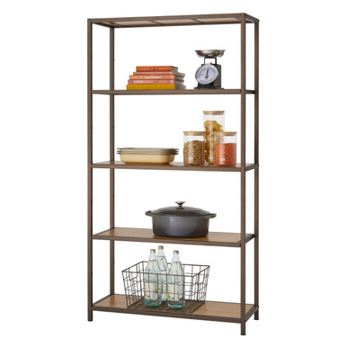 TRINITY 3-Tier Bamboo Shelving, Bronze Anthracite®