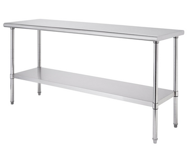 TRINITY EcoStorage® | 72x24x35 | Stainless Steel Table | NSF