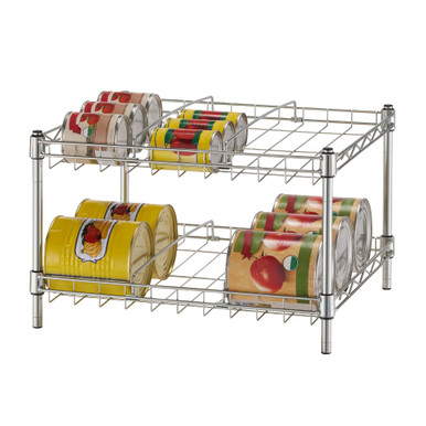 Kitchen Details 3 Tier Can Storage Organizer Rack