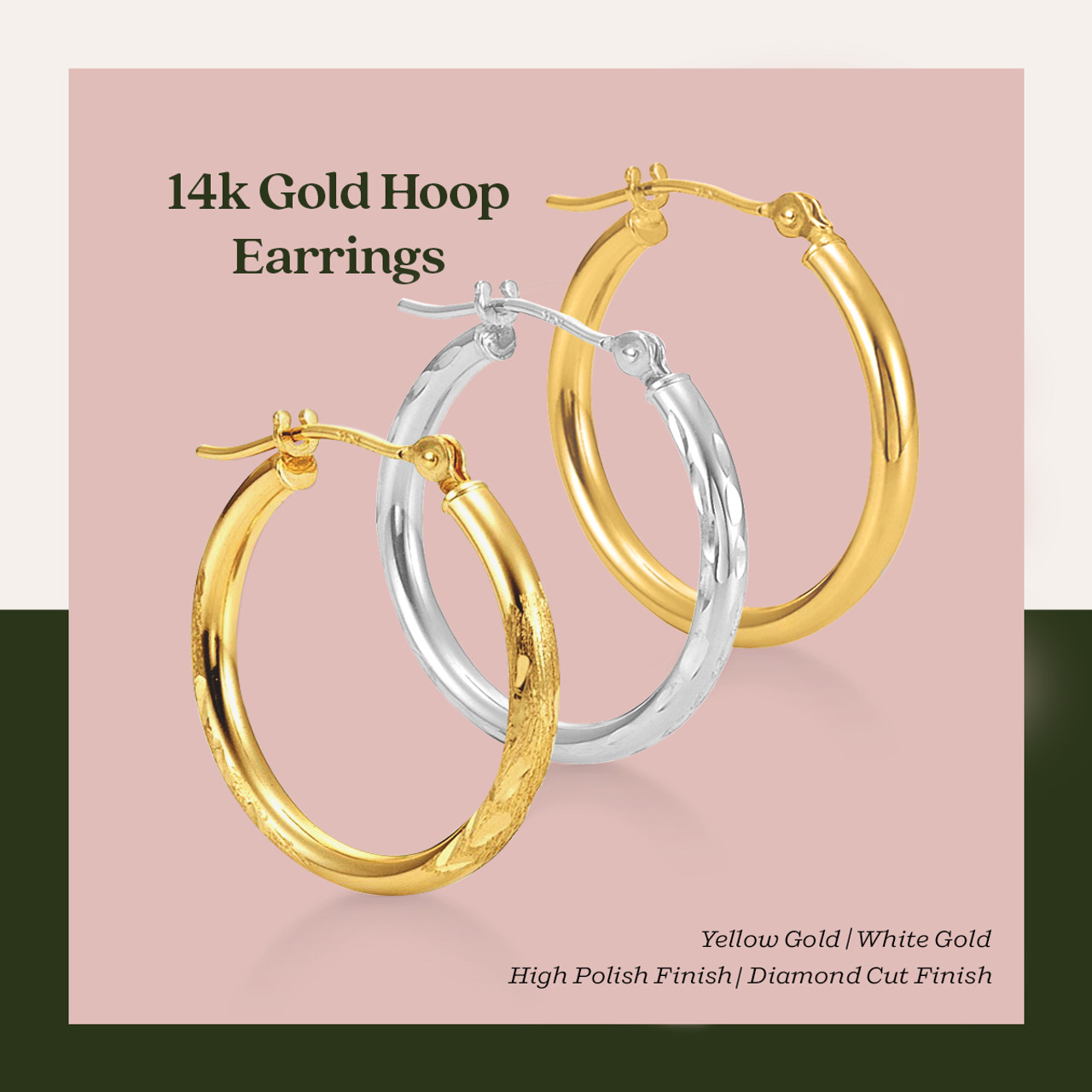 24k gold hoop earrings with diamonds