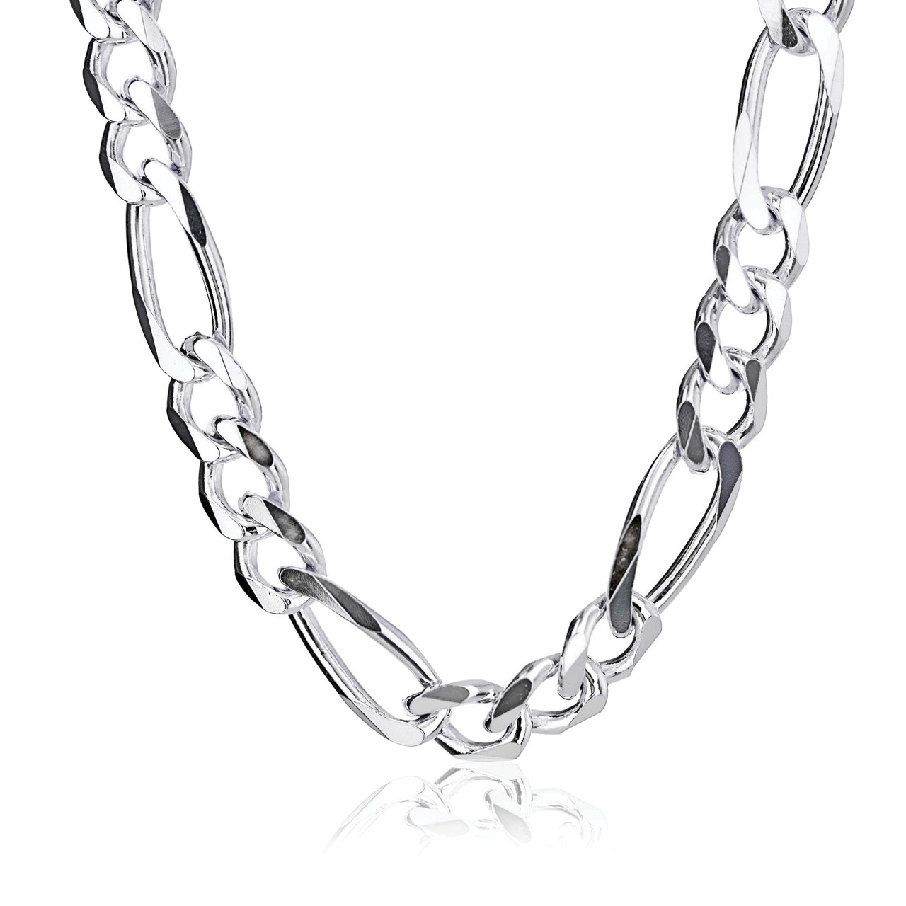 solid silver chain men's