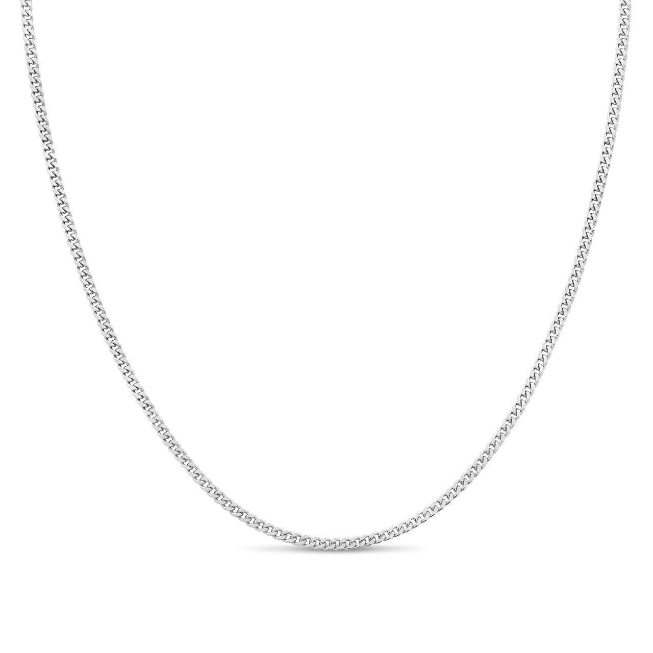 Sterling Silver Curb Chain - Walker & Hall