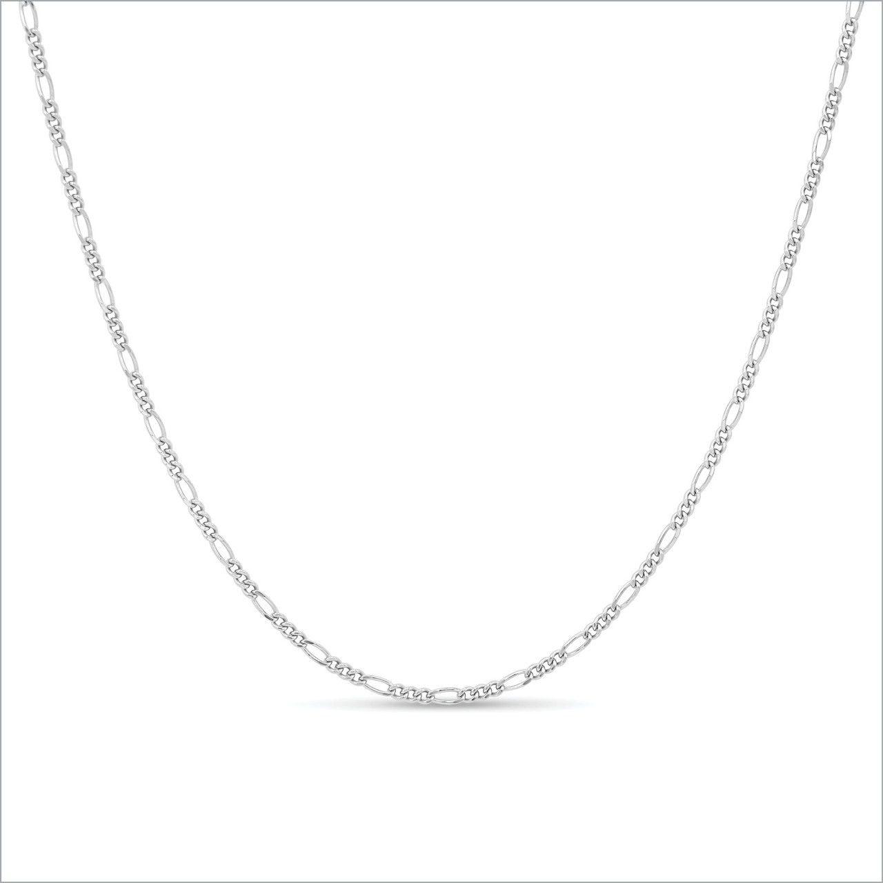 Buy 925 Sterling Silver Figaro Chain Bracelet for Men and Boys 7IN