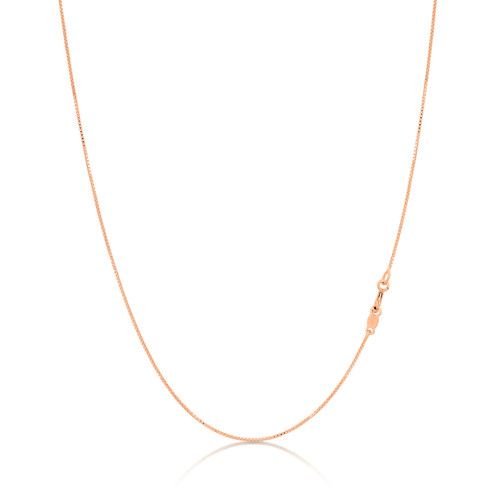 Rose Gold Plated Thin Box Chain