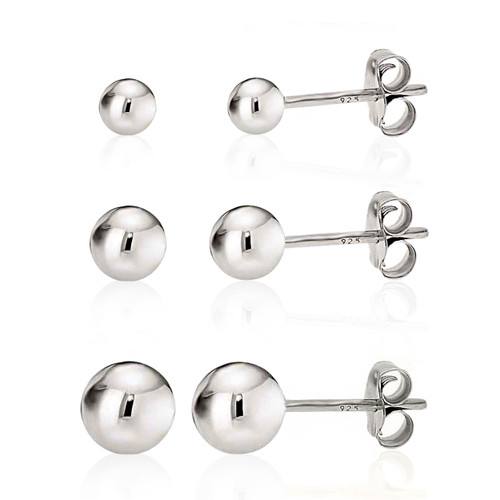 Children's Earrings 4mm Flat-top Ball 14K Yellow Gold | Jared