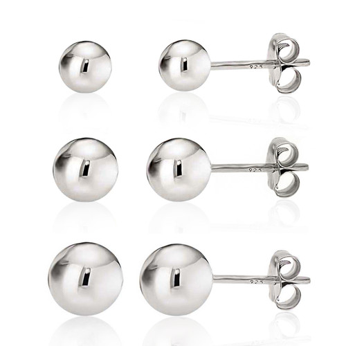 Round German Silver Stud Earrings, Gender : Female, Specialities : Unique  Designs, Corrosion Proof at Rs 450 / Pair in Mumbai