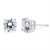 Cubic Zirconia Studs in Sterling Silver