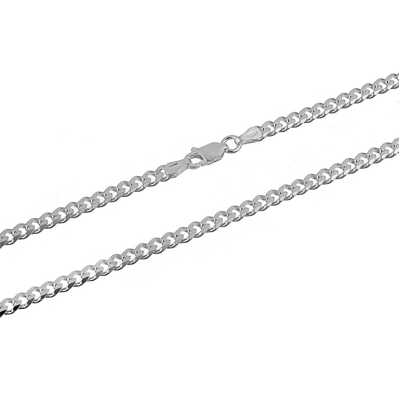 Men's 3.5MM Sterling Silver 925 Italian Curb Chain Necklace 16 18
