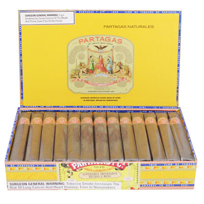 Partagas Naturales Partagas Naturals Box 25