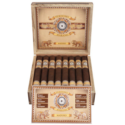 Perdomo Habano Bourbon Barrel-Aged Maduro Churchill Box 24