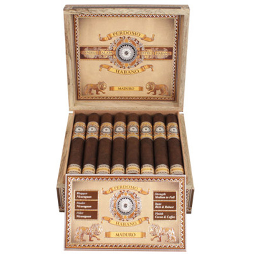 Perdomo Habano Bourbon Barrel-Aged Maduro Epicure Box 24 Perdomo Habano Bourbon Barrel-Aged Maduro Epicure Box 24