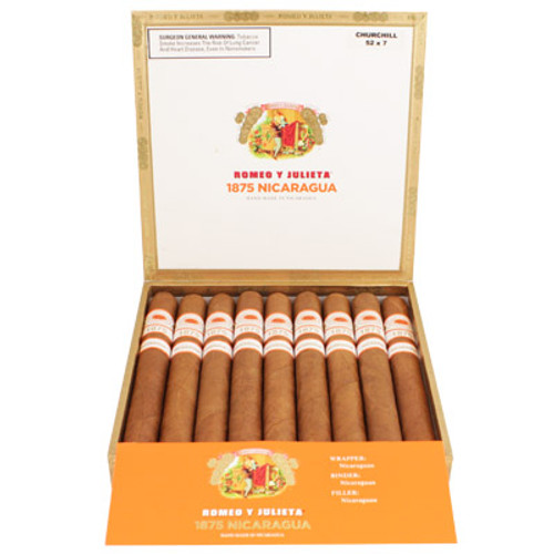 Romeo y Julieta 1875 Nicaragua Churchill Box 25