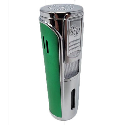 Rocky Patel Envoy Series Lightt Green and Chrome Lighter