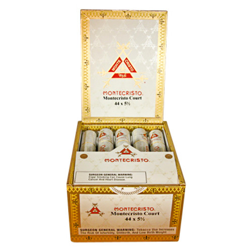 Montecristo White Montecristo Court Tubo Box 15