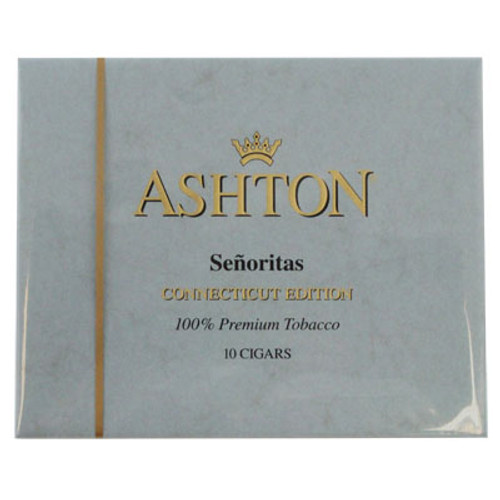 Ashton Senoritas Connecticut Box 100 (10 Packs of 10 Cigars)