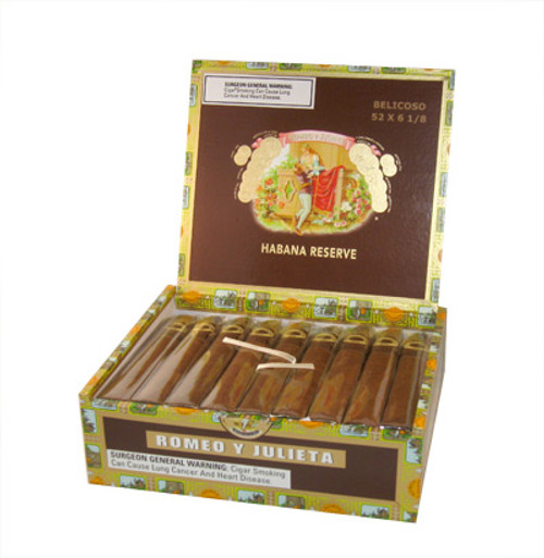 Romeo y Julieta Reserve Belicoso Box 27
