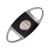 Lotus Jaws Cigar Cutter Black Matte/Chrome Satin