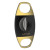 Lotus Jaws Cigar Cutter V-Cut Gold and Black