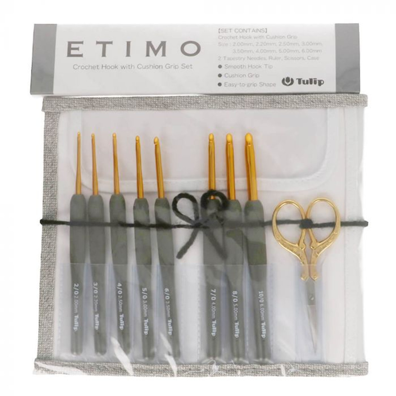 TULIP ETIMO CROCHET HOOK SET PREMIUM GOLD