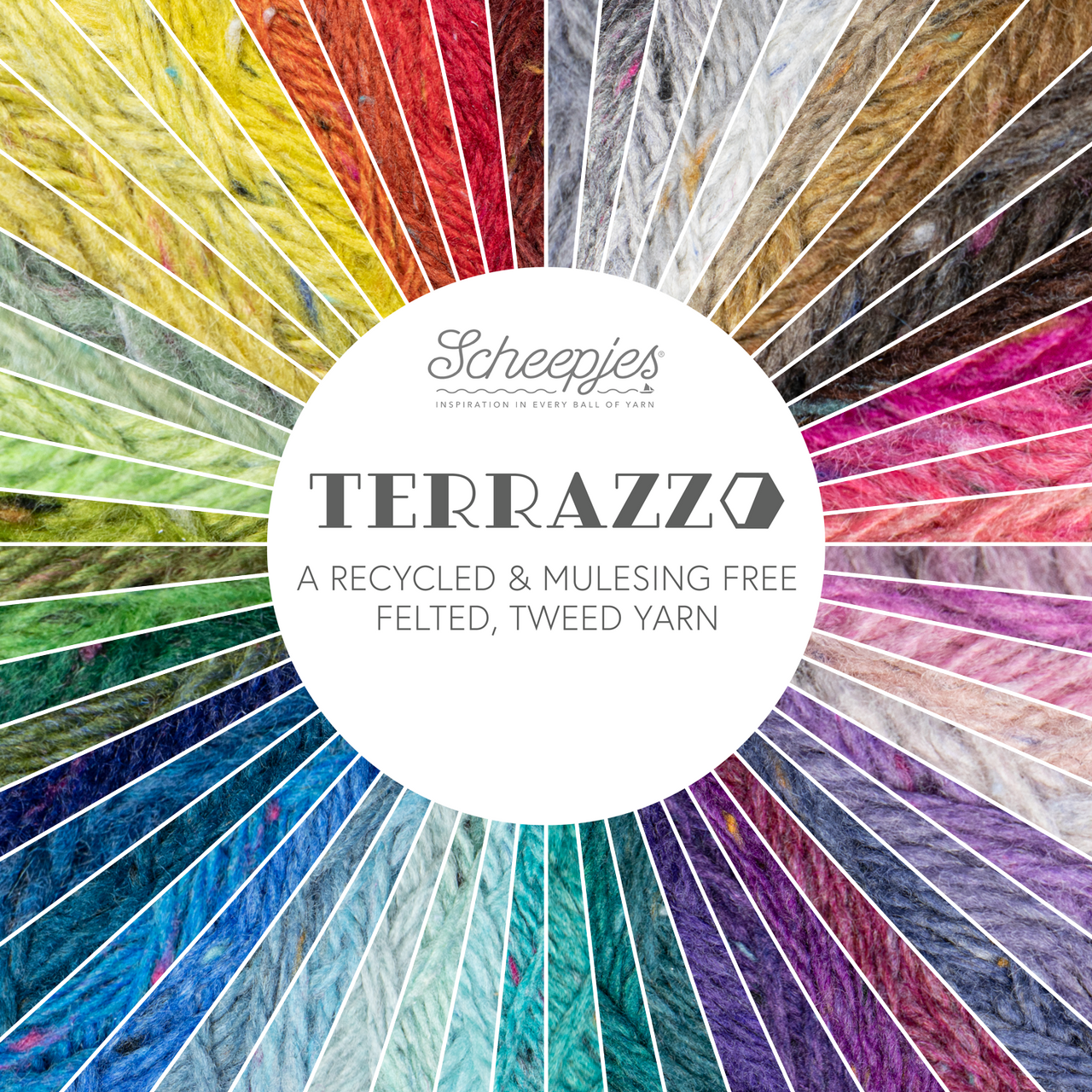 Scheepjes - Terrazzo Yarn, Color 712 - Sassolino