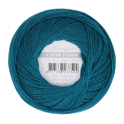 Scheepjes Candy Floss 20g - 401 Dark Teal