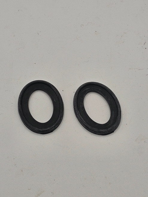Bumper Tube Base Gasket, Rear, 56-69, pair