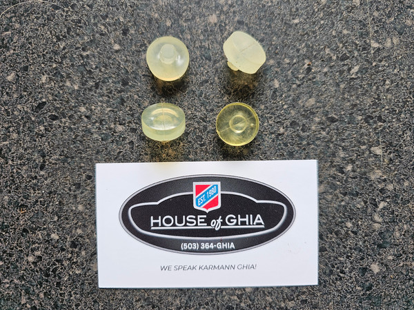 Anti-Rattle Grommet, Convertible Top, pair