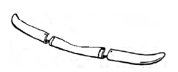 Front Bumper Right Corner, 58-71