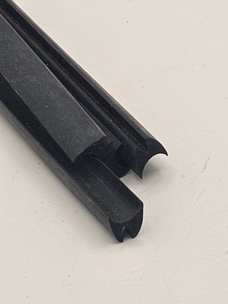 Bumper Guard Rubber Beading, 4 pc Front or Rear, 56-71