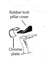 Base Wedge Rubber, All Convertibles