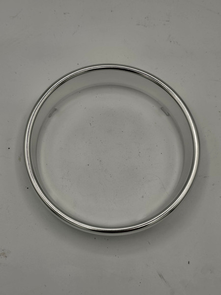 Speedo/Clock Bezel Chrome, thru 66
