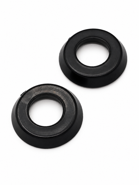 Window Crank Buffer, Black, Pair, thru 67